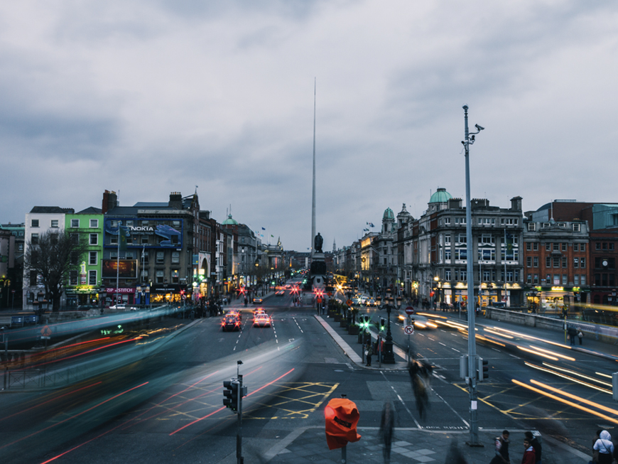 O'Connell street à Dublin