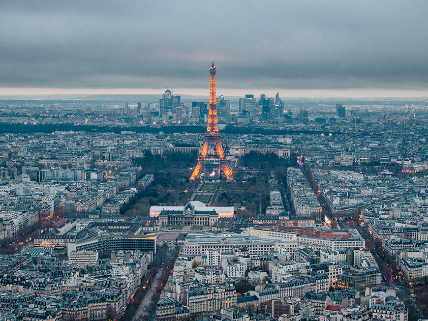Tour Eiffel vue depuis la Tour Montparnasse