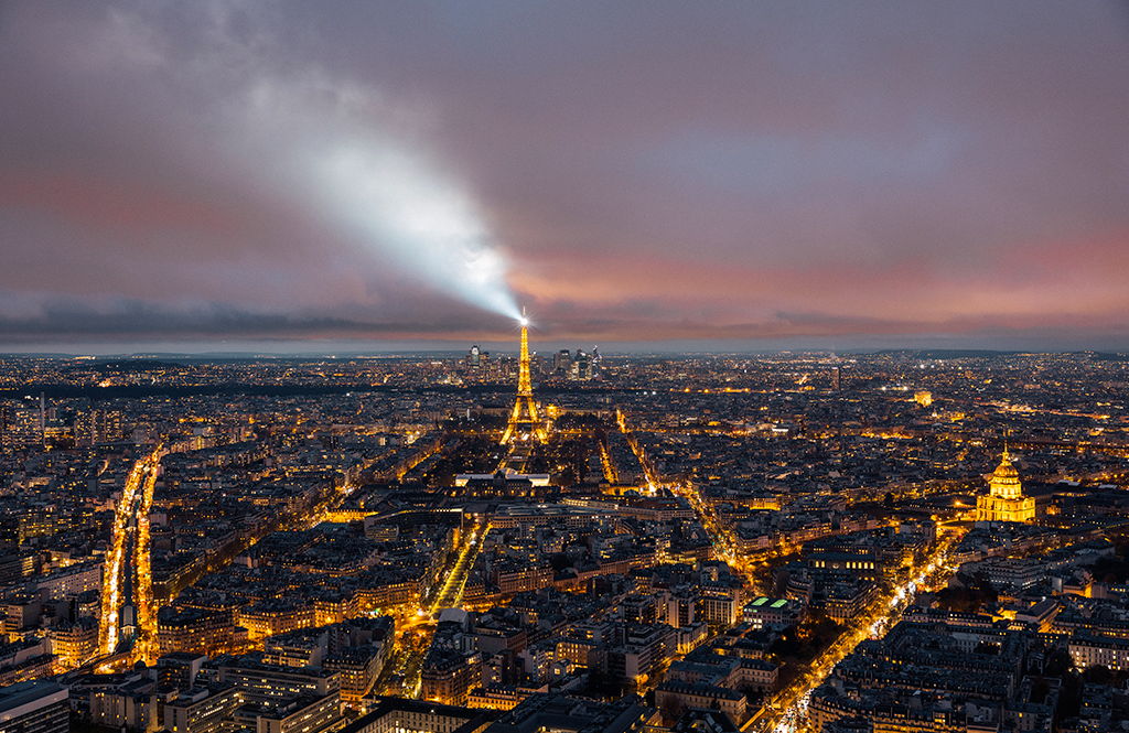 Paris de nuit, vue depuis la Tour Montparnasse