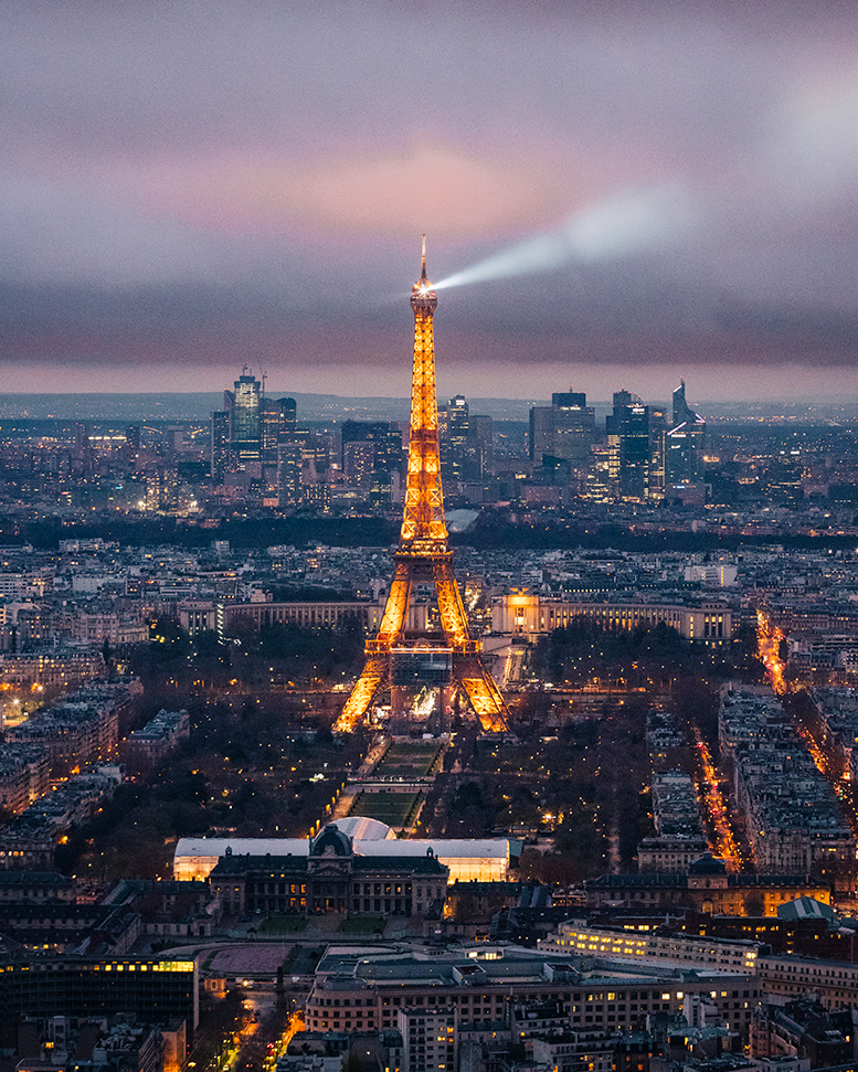 Tour Eiffel vue depuis la Tour Montparnasse