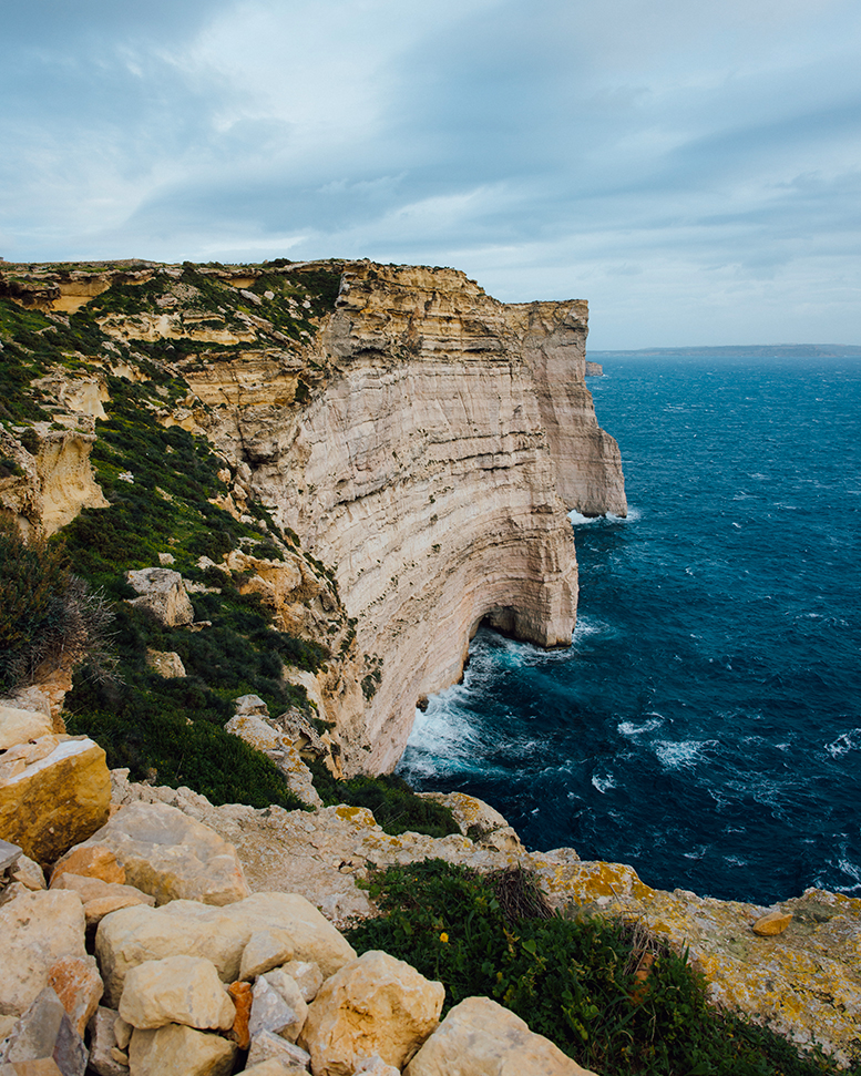Falaises de Sannat - Île de Gozo