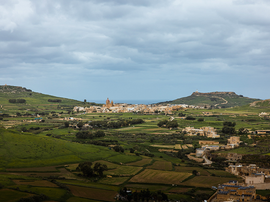 Vue depuis la Citadelle de Victoria - Gozo