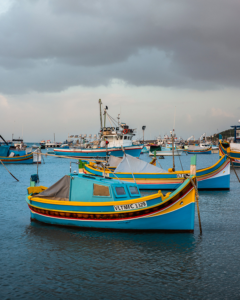 Marsaxlokk - Village de pêcheurs à Malte