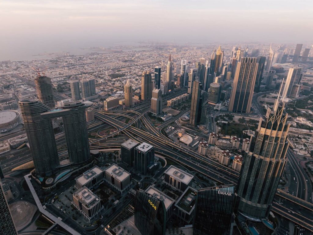 Vue depuis la Burj Khalifa