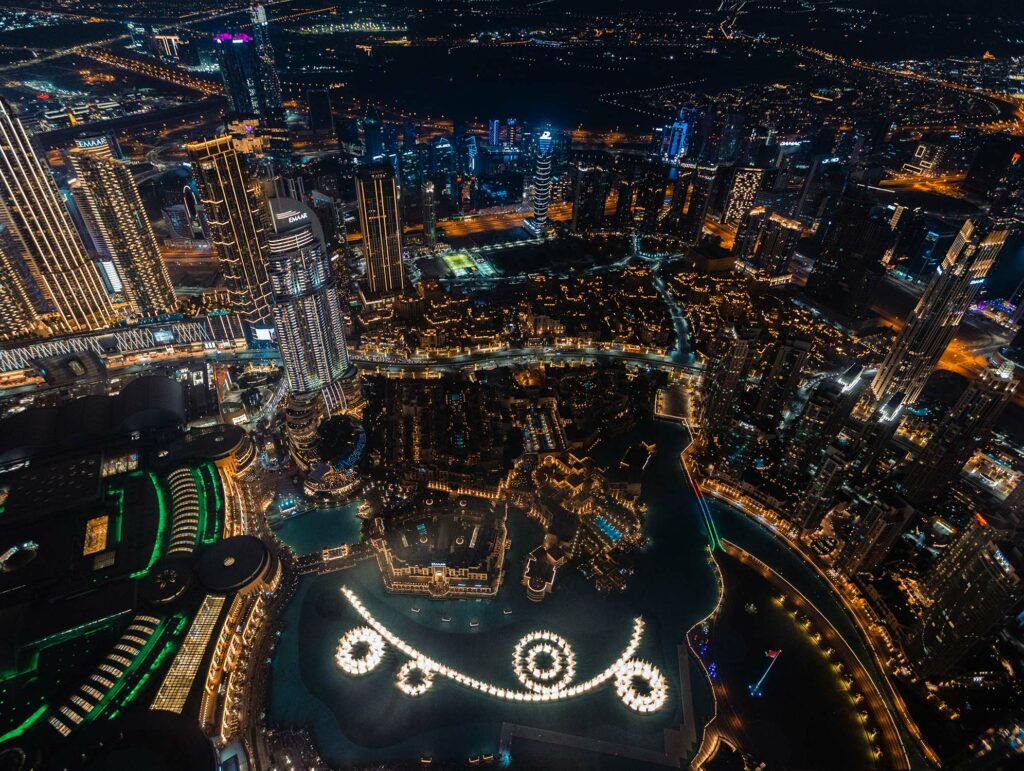 Vue depuis la Burj Khalifa