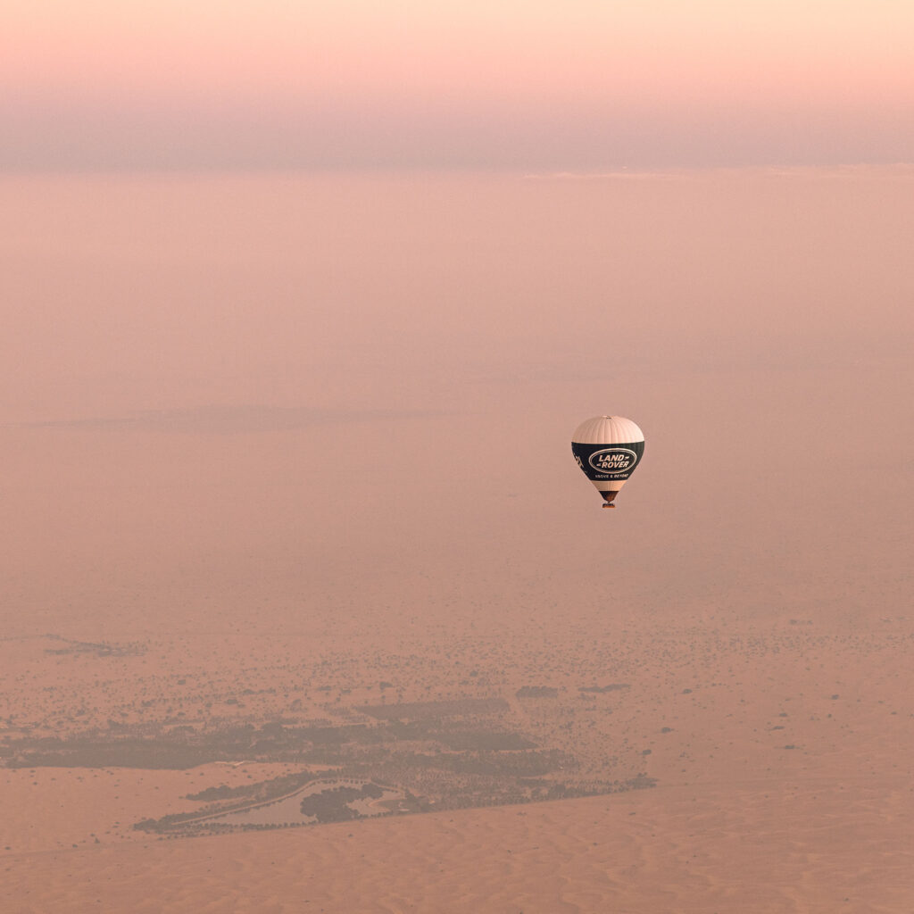 Montgolfière Land Rover - Balloon Adventures Dubai