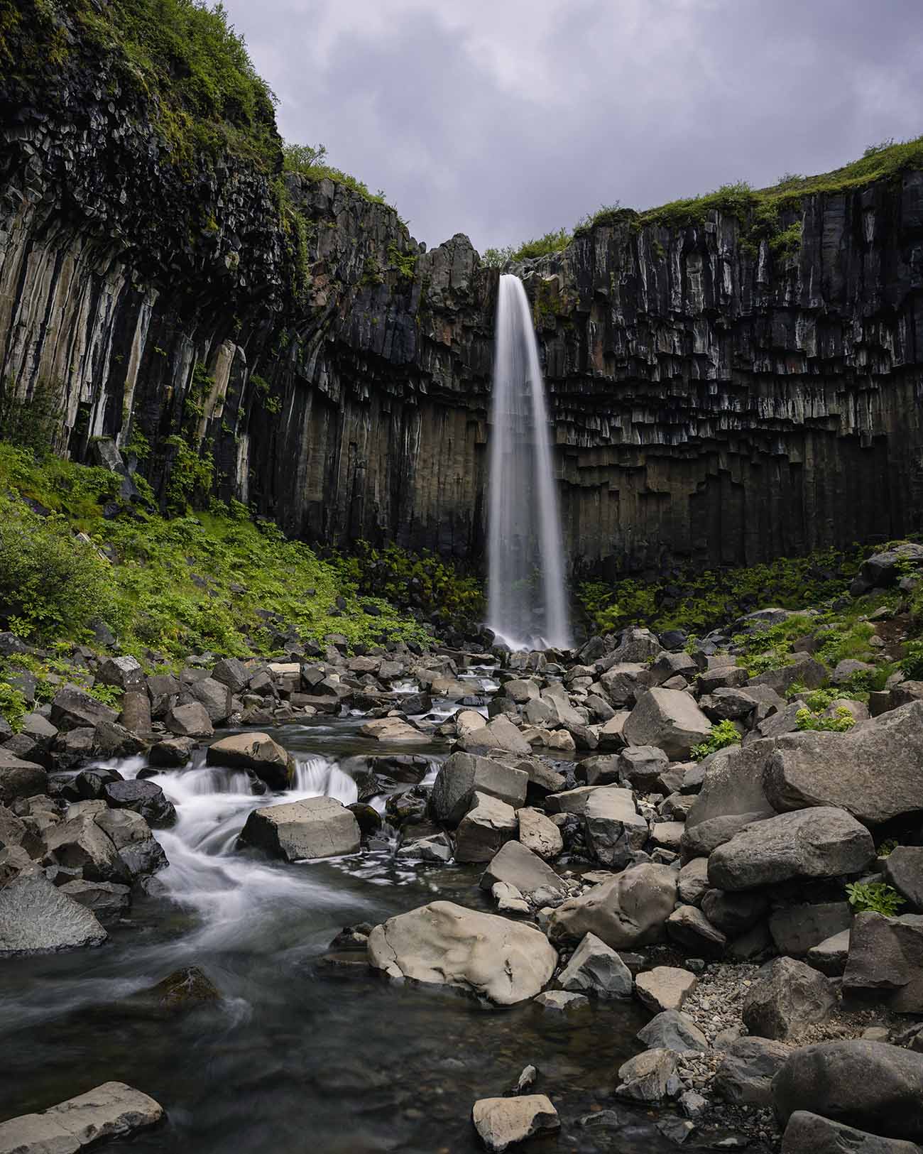 Svartifoss l'une des plus belles cascades d'Islande