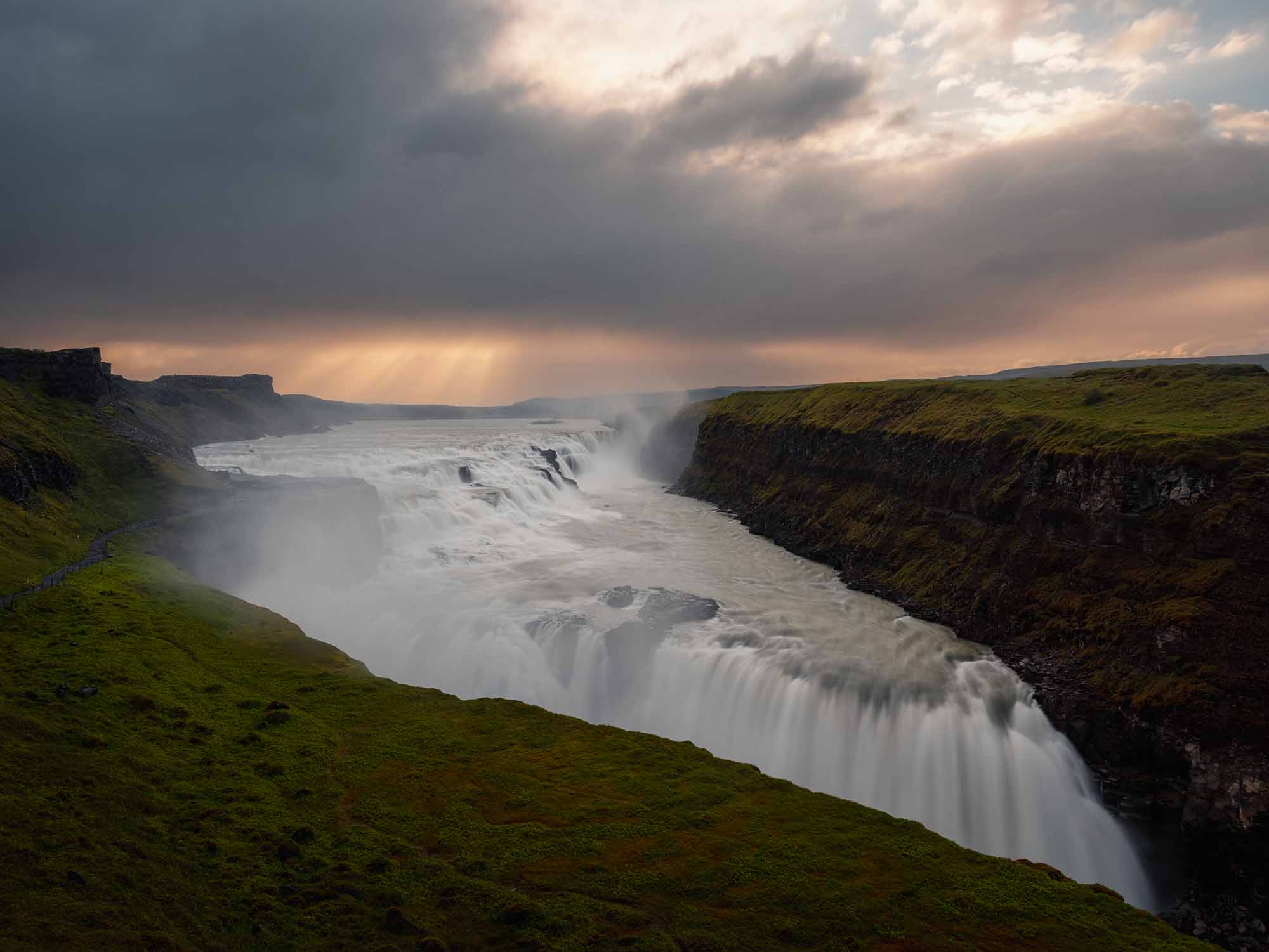 Gullfoss - Top cascades Islande