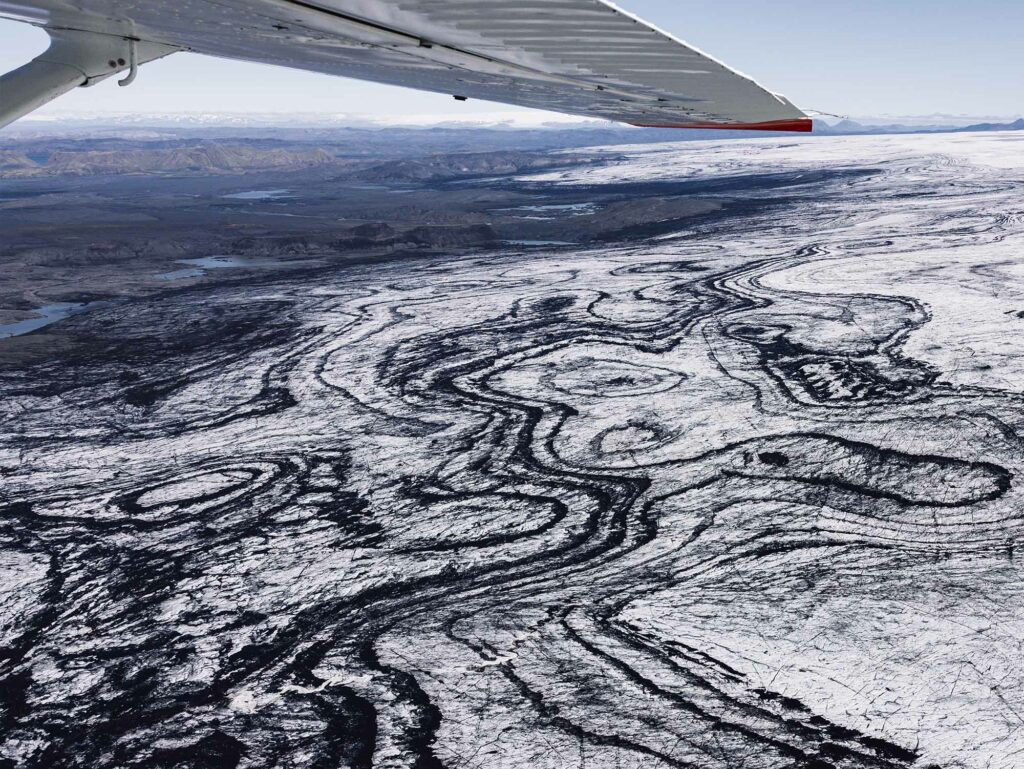 Survol des glaciers Islandais