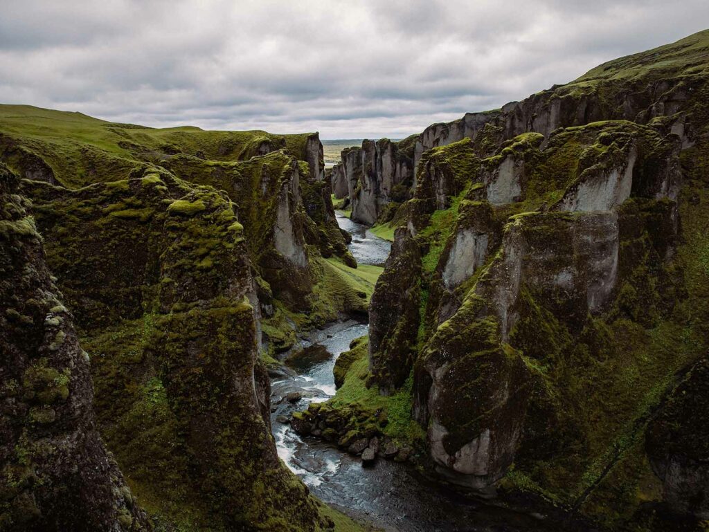 Canyon de Fjaðrárgljúfur