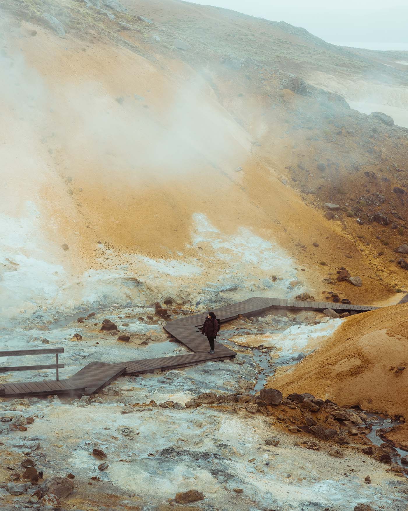 Parc géothermique de Seltún dans la région de Reykjavik en Islande