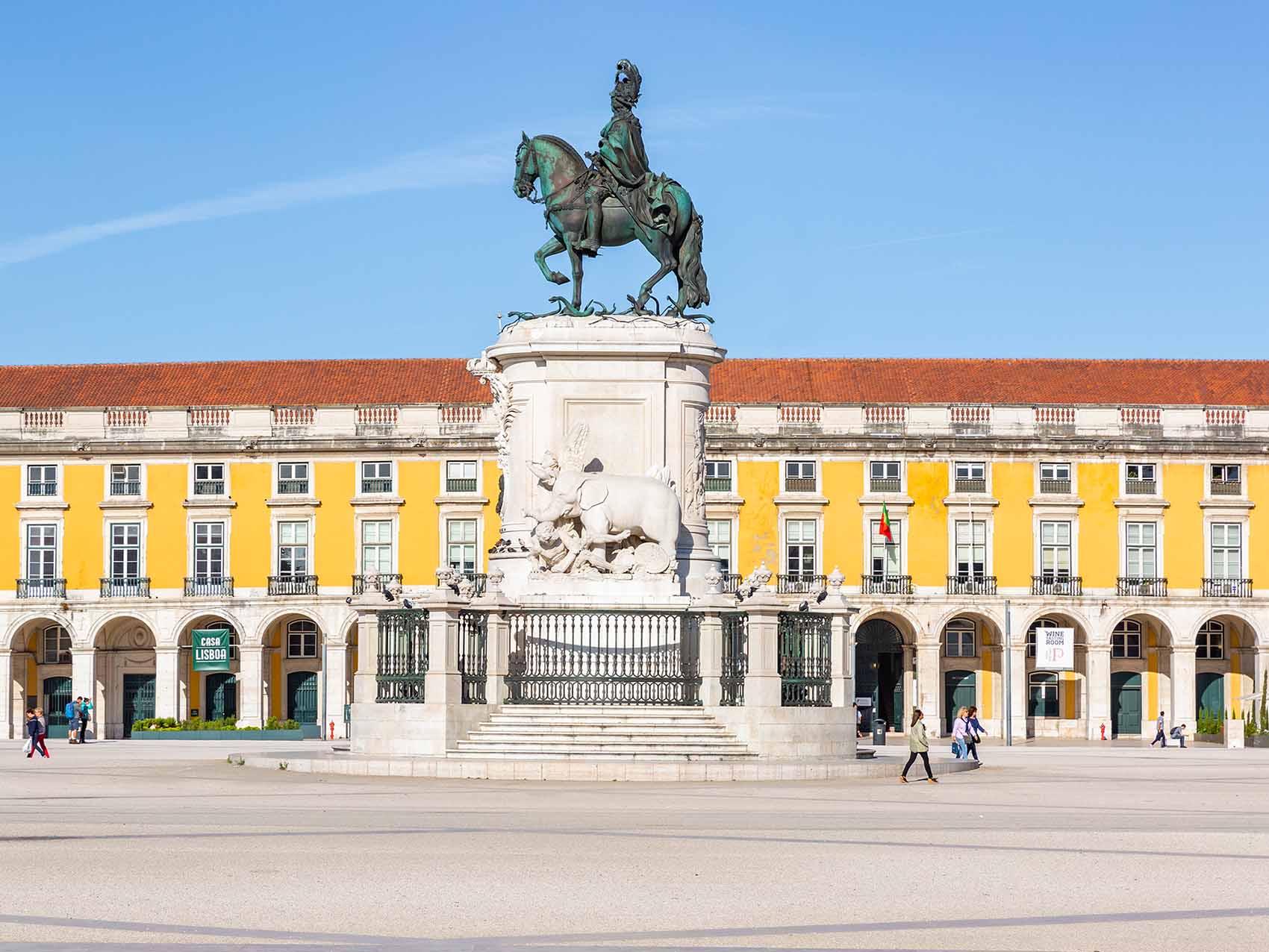 Place du Commerce à Lisbonne