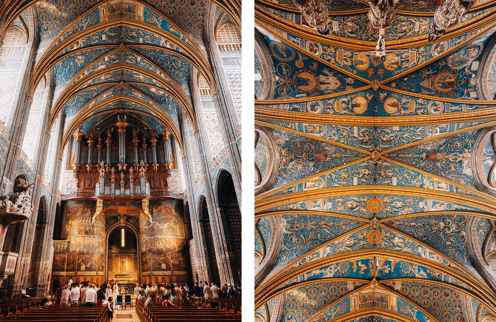 Intérieur de la Cathédrale Sainte-Cécile d'Albi dans le Tarn