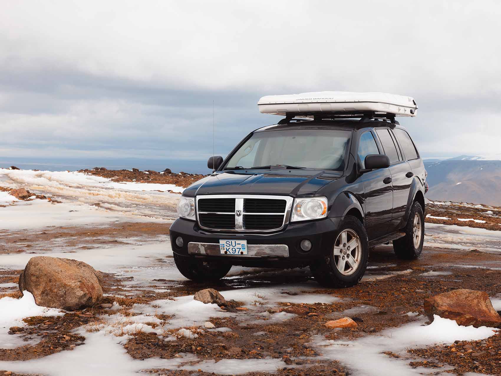 4x4 Dodge Durango à Hveradalir en Islande