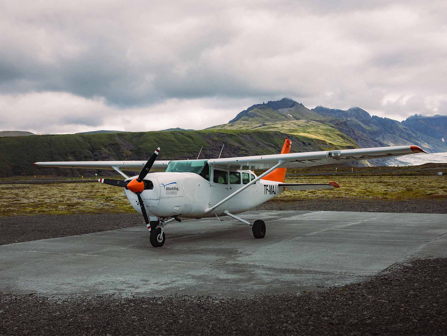 Vol en avion avec Atlantsflug à Skaftafell