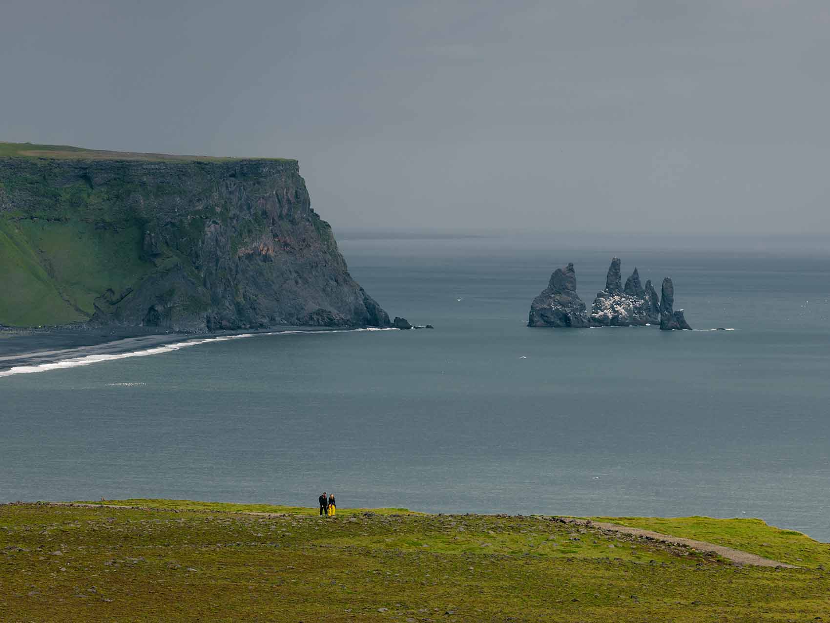 Point de vue depuis Dyrhólaey en Islande