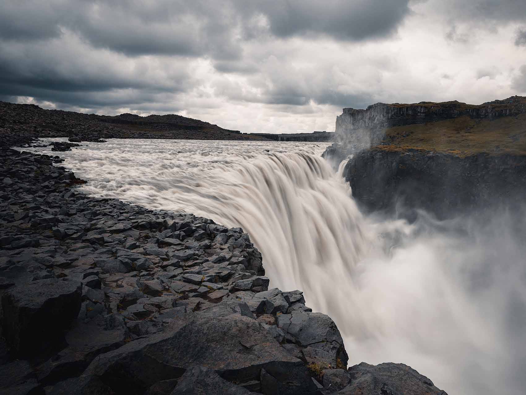 Nord de l'Islande : cascade de Dettifoss