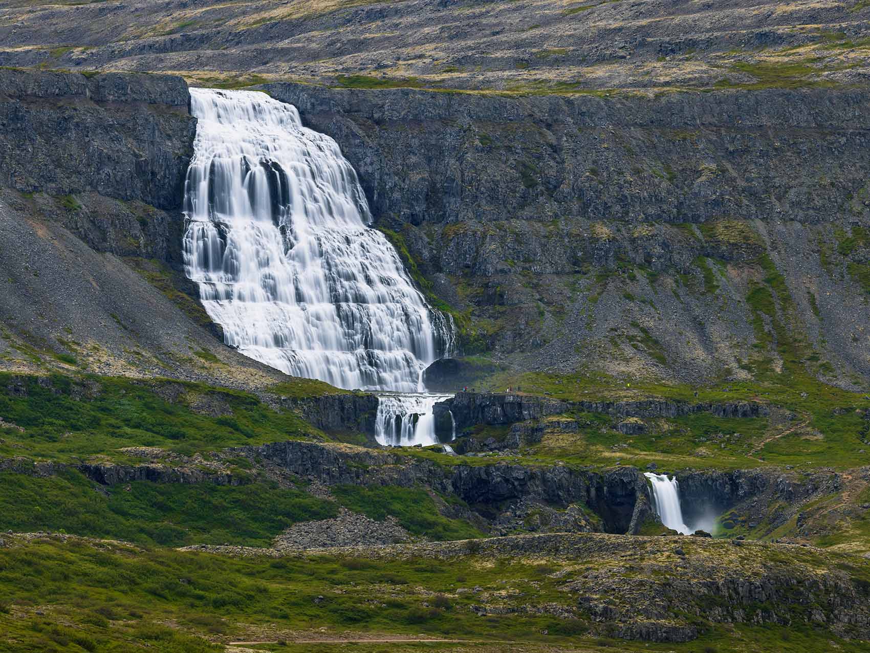 La cascade Dynjandi