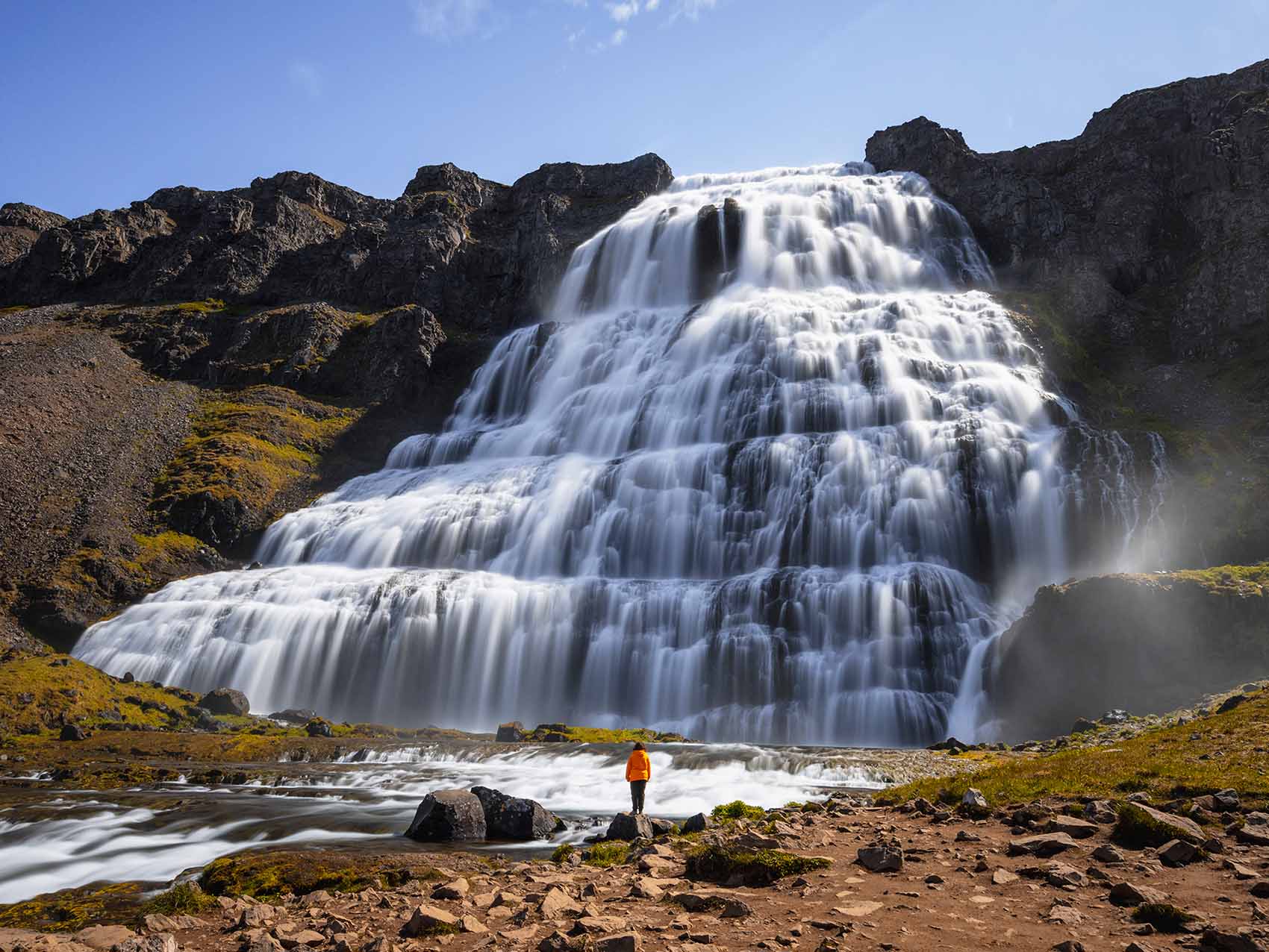 La cascade Dynjandi