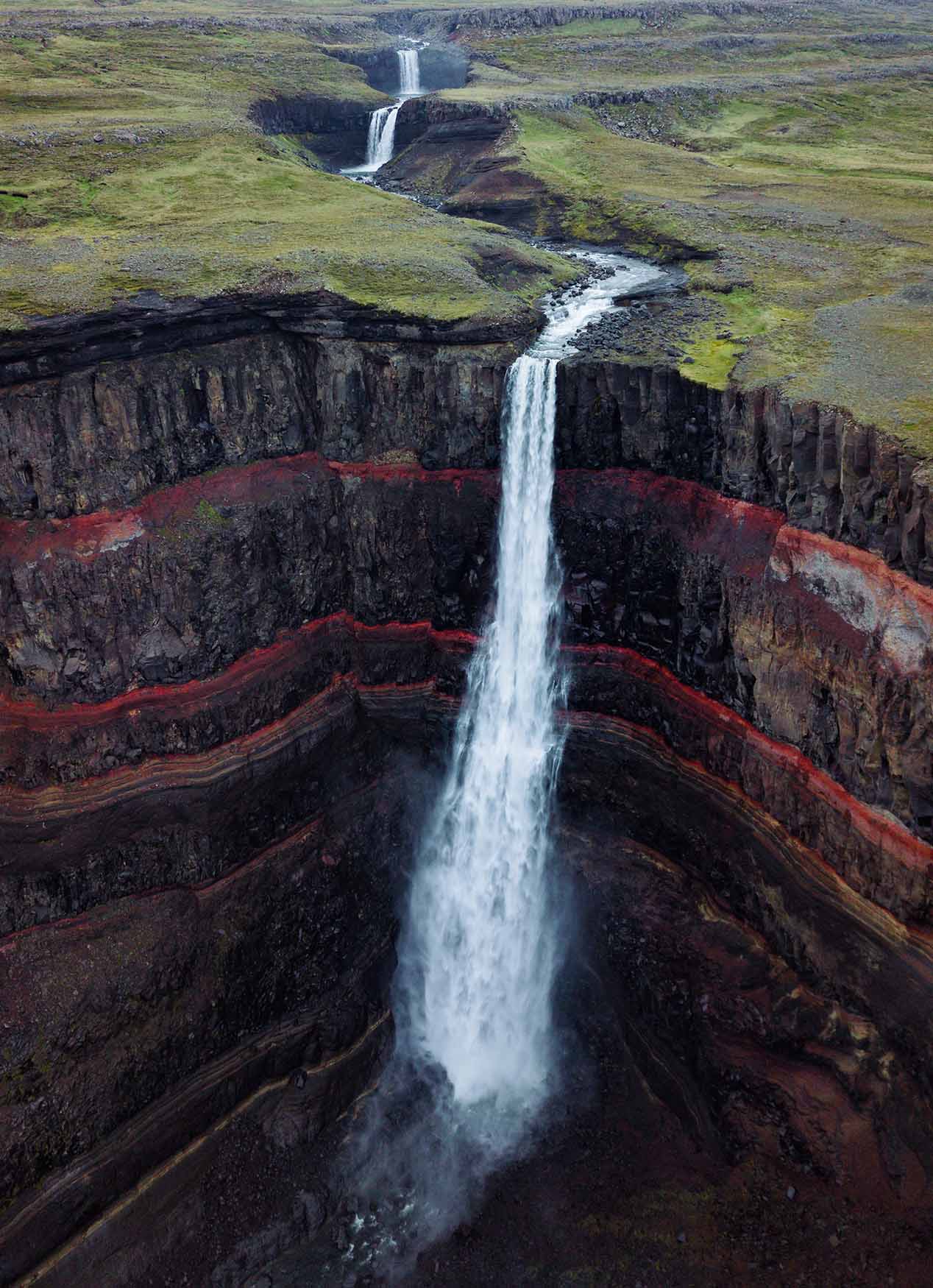 Côte Est de l'Islande : la cascade Hengifoss