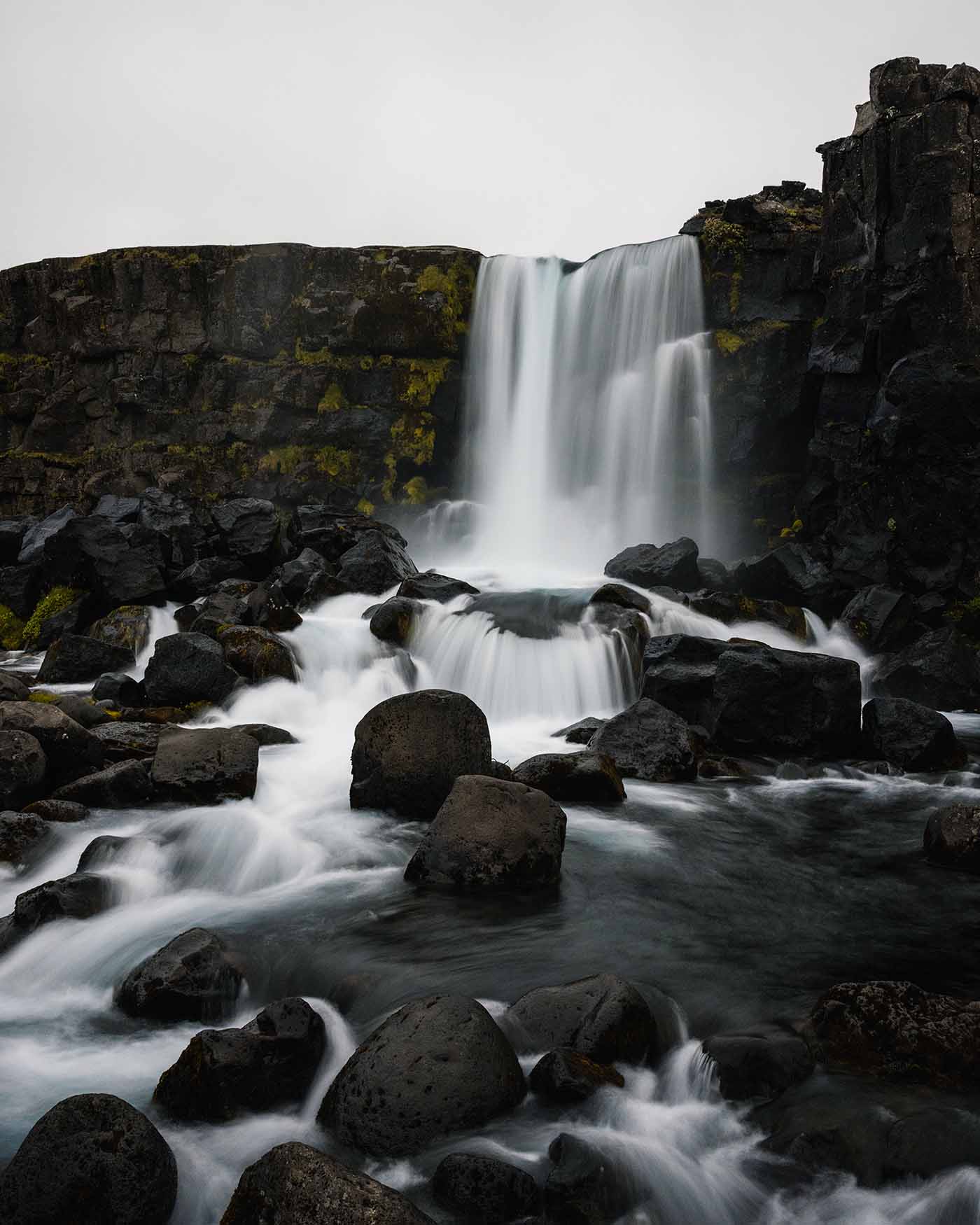 Cercle d'or de l'Islande : cascade d'Öxarárfoss