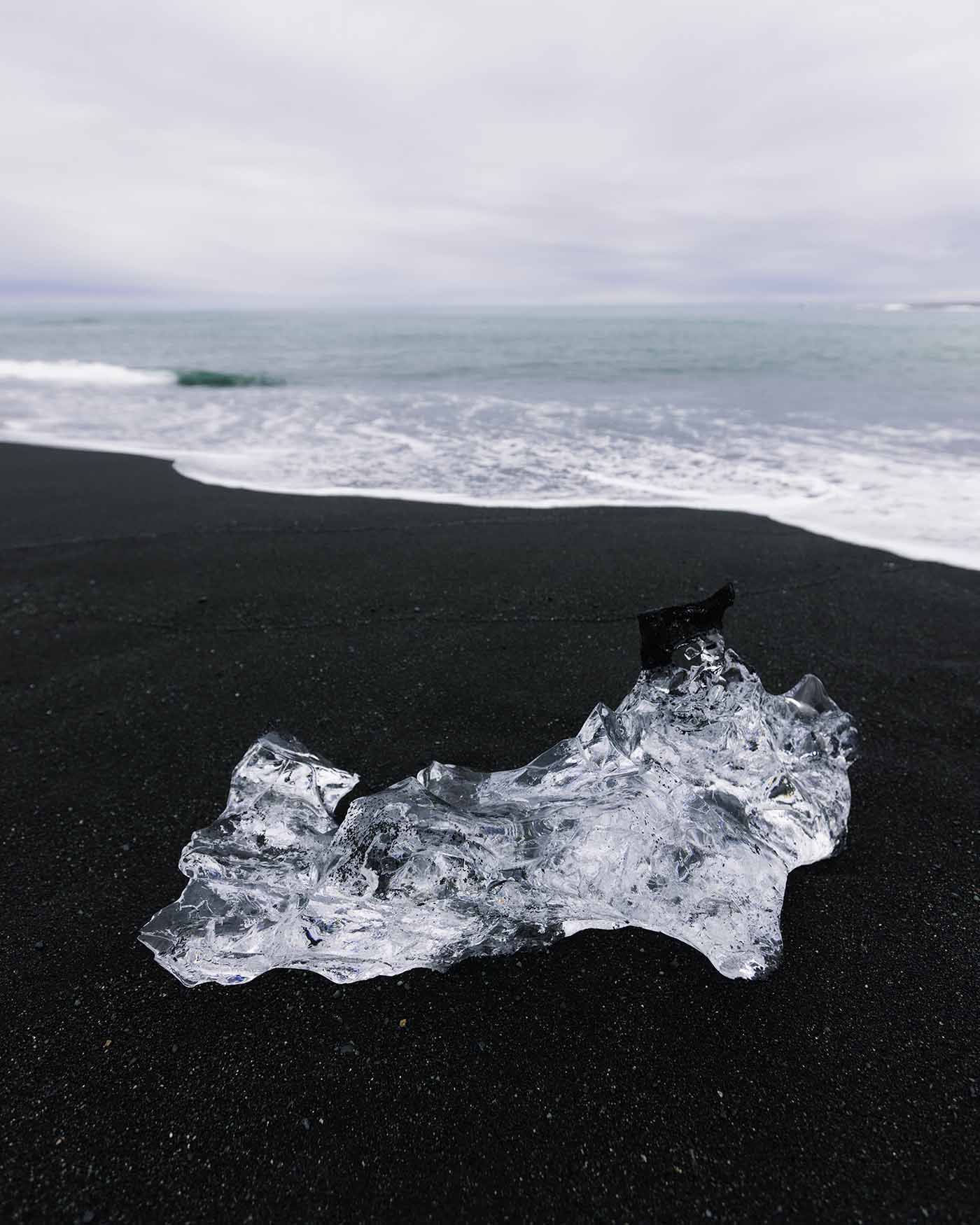 Côte Est de l'Islande : la plage de diamants