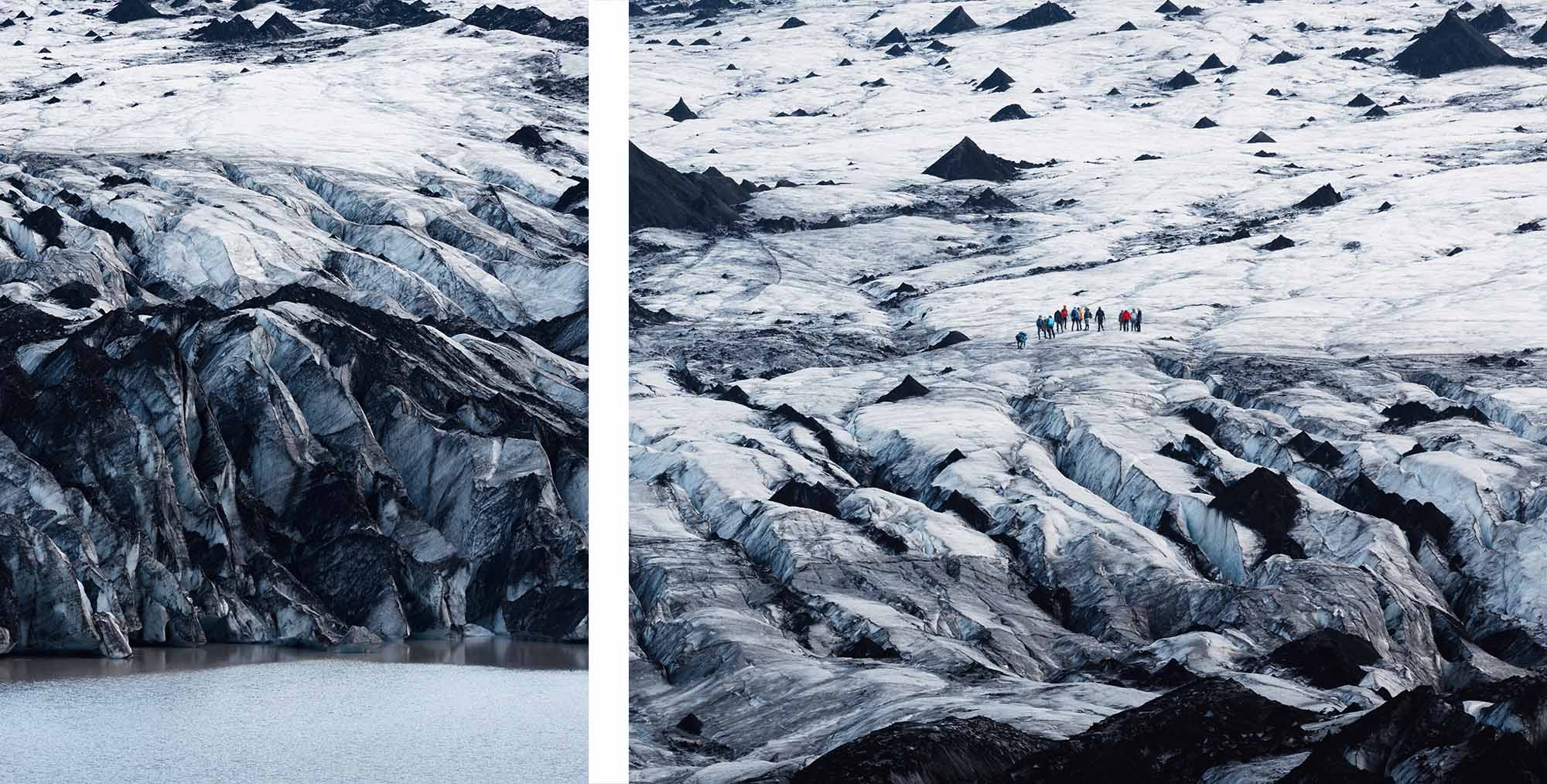 Cercle d'or de l'Islande : le glacier de Solheimajökull