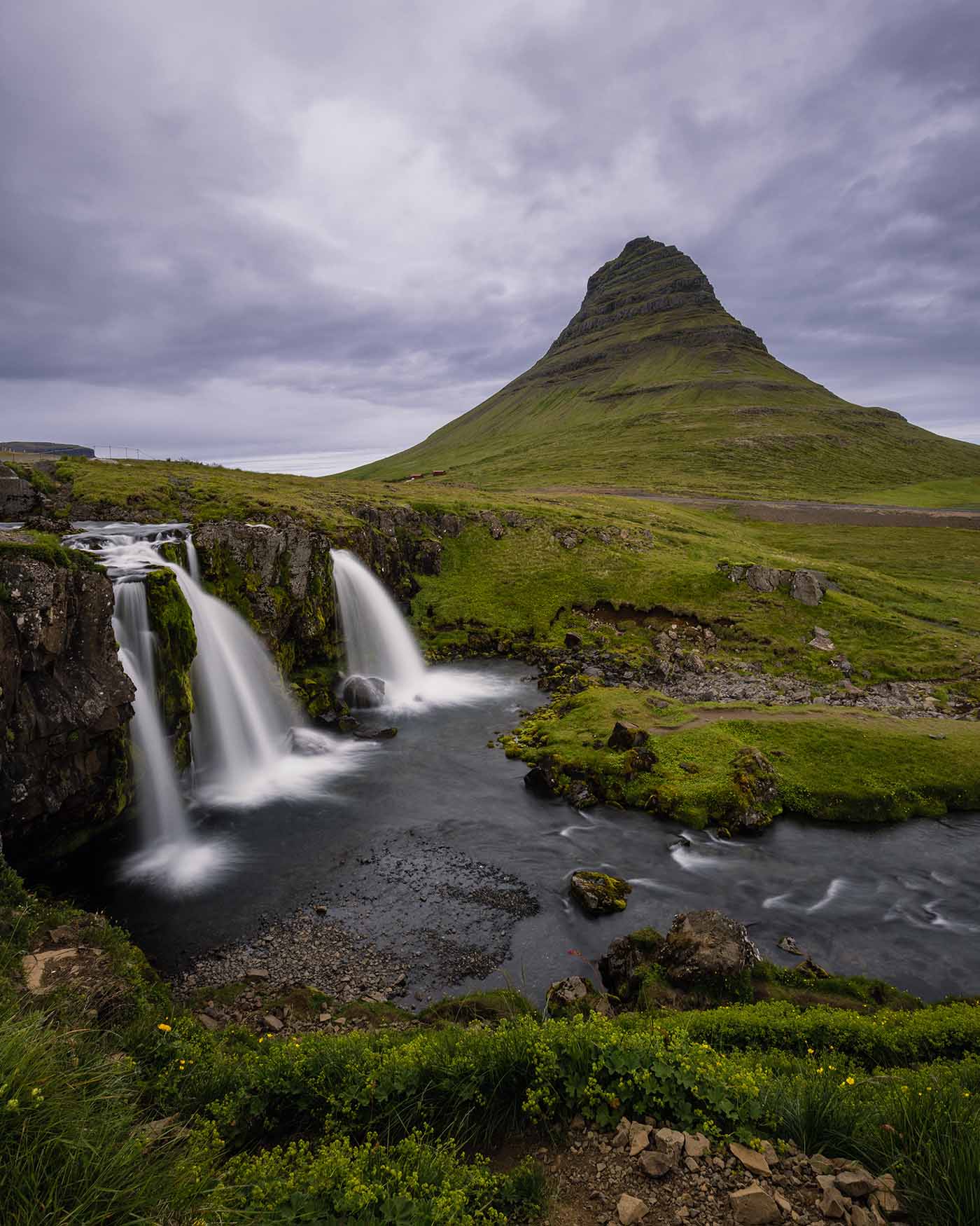 Montagne Kirkjufell en Islande sur la péninsule de Snæfellsnes 