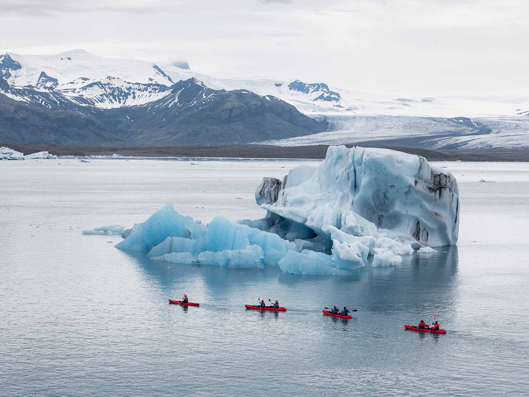 Côte Est de l'Islande : la lagune glaciaire de Jökulsarlón