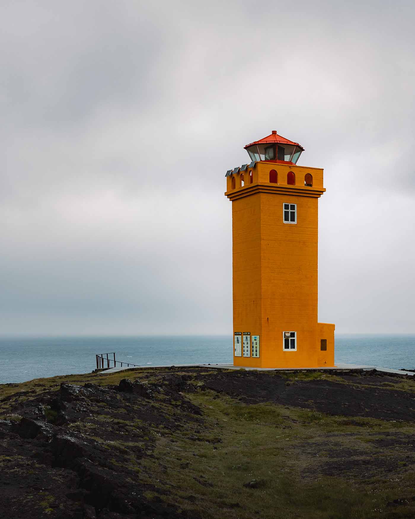 Phare de Svörtuloft sur la péninsule de Snæfellsnes en Islande