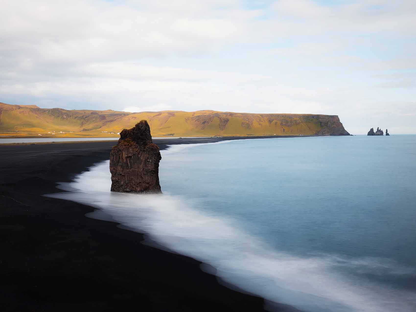 Point de vue depuis Dyrhólaey en Islande