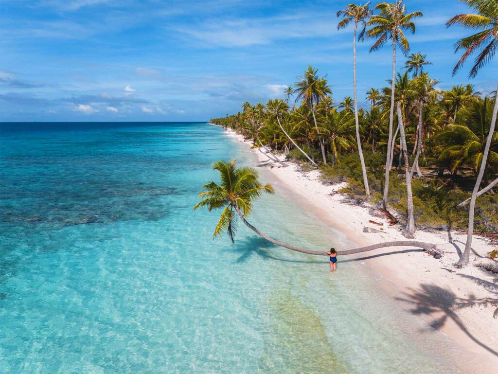 Plage PK9 de l'atoll de Fakarava