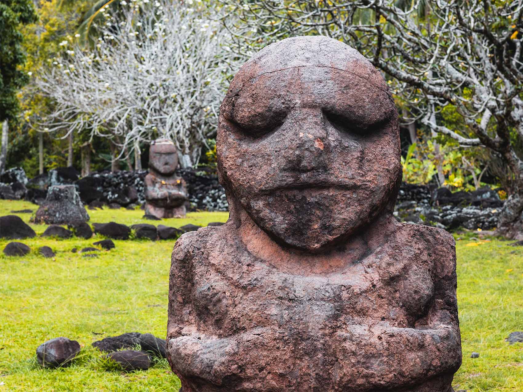 Marae à Tahiti en Polynésie française