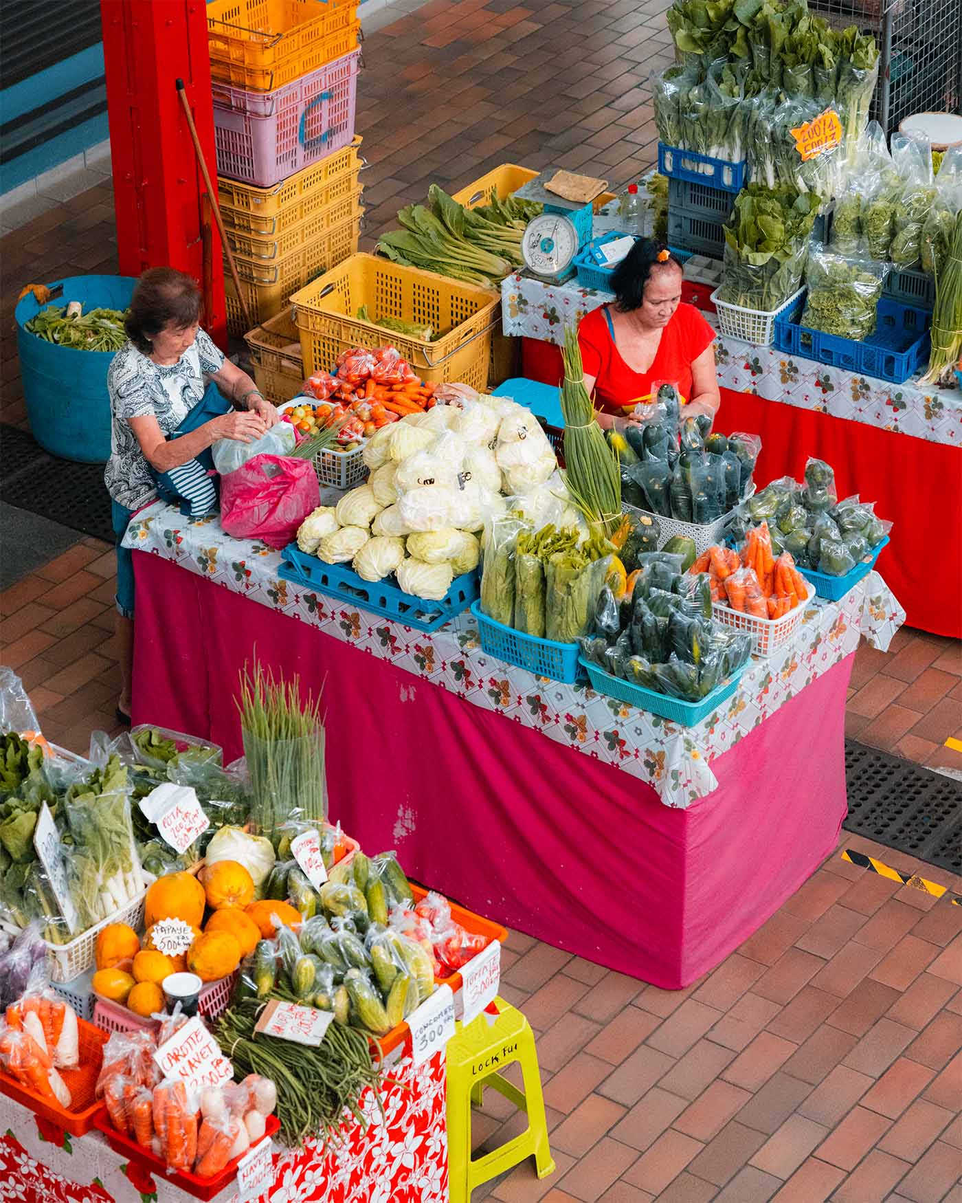 Marché de Papeete à Tahiti