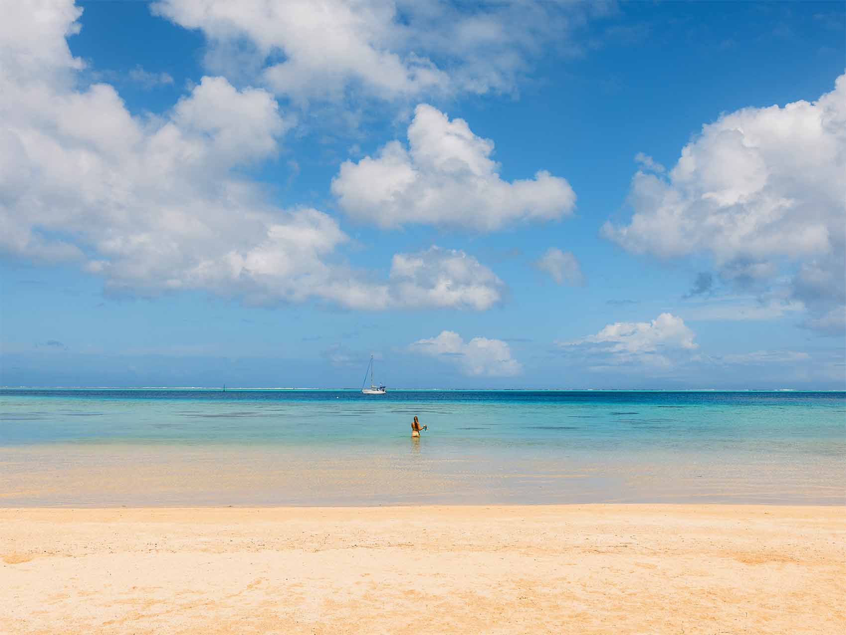 Plage d'Hana Iti à Huahine - Une de nos plus belles plages en Polynésie