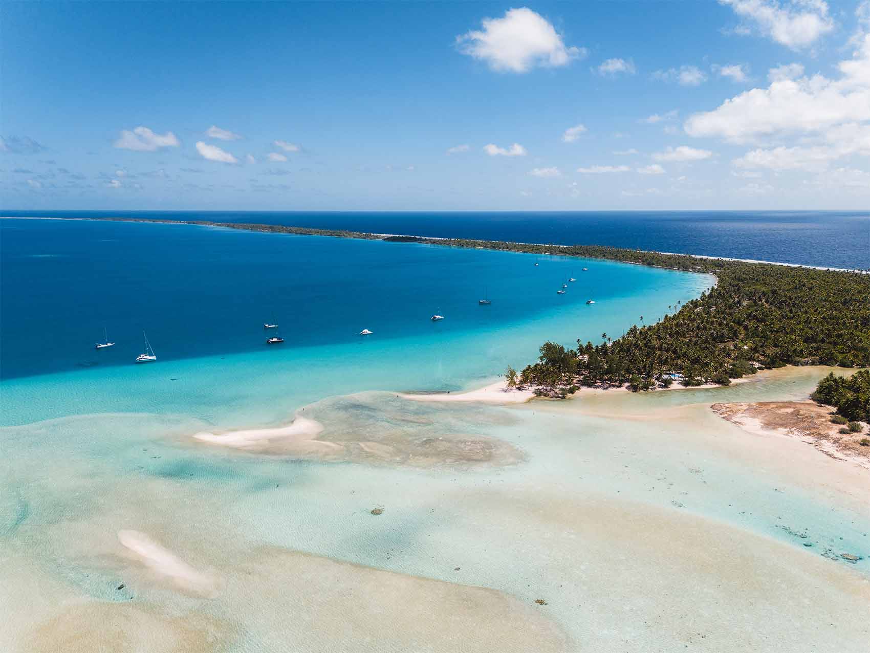 Plage d'Hirifa à Fakarava - Notre numéro 2 des plus belles plages de Polynésie