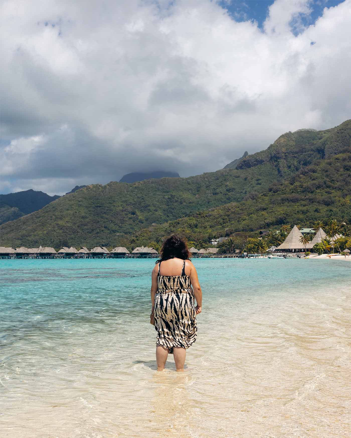 Plage Temae à Moorea - Une de nos plus belles plages en Polynésie