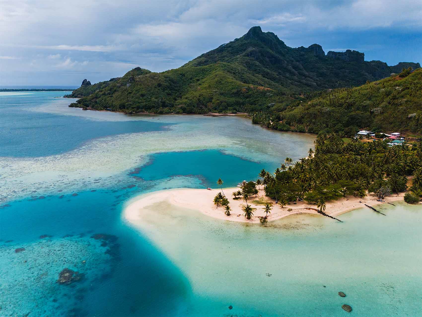 Plage Tereia à Maupiti - Une de nos plus belles plages en Polynésie