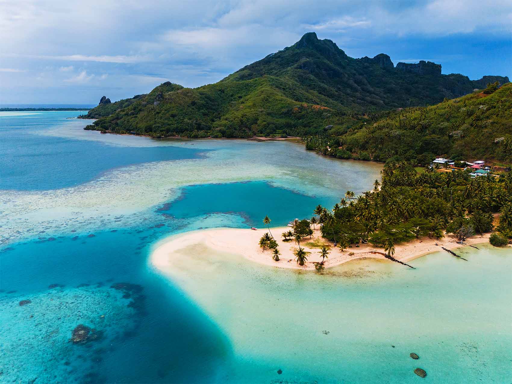 Plage de Tereia à Maupiti