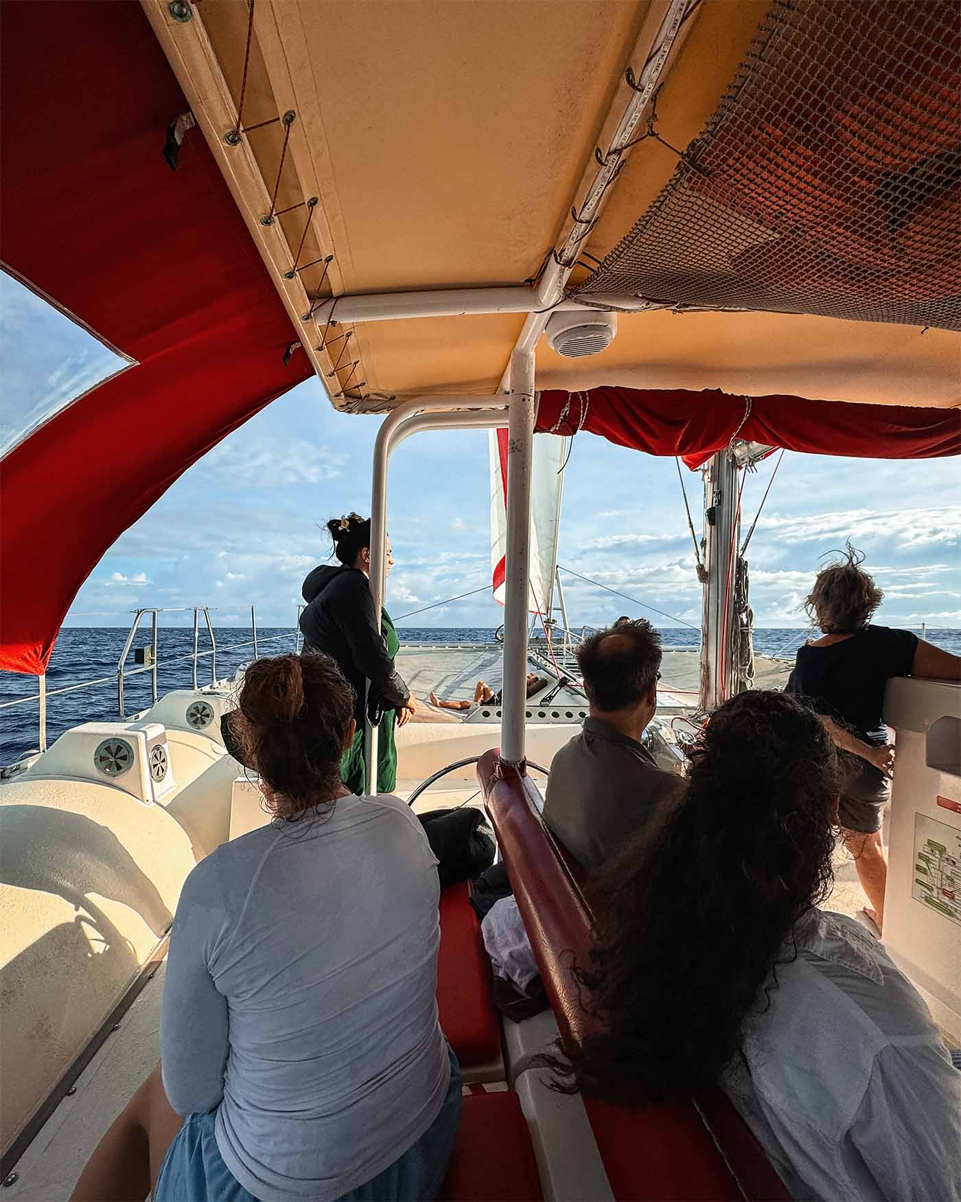 Traversée en catamaran vers Tetiaroa