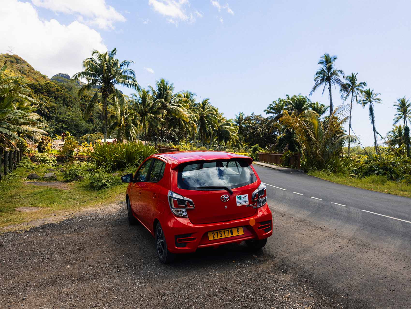 Voiture de location à Moorea