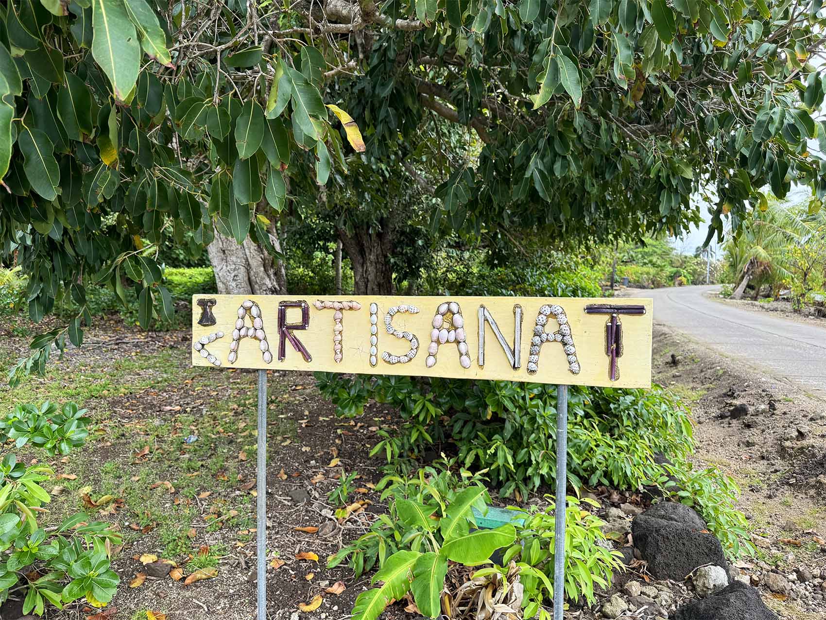 Artisanat sur l'île de Maupiti