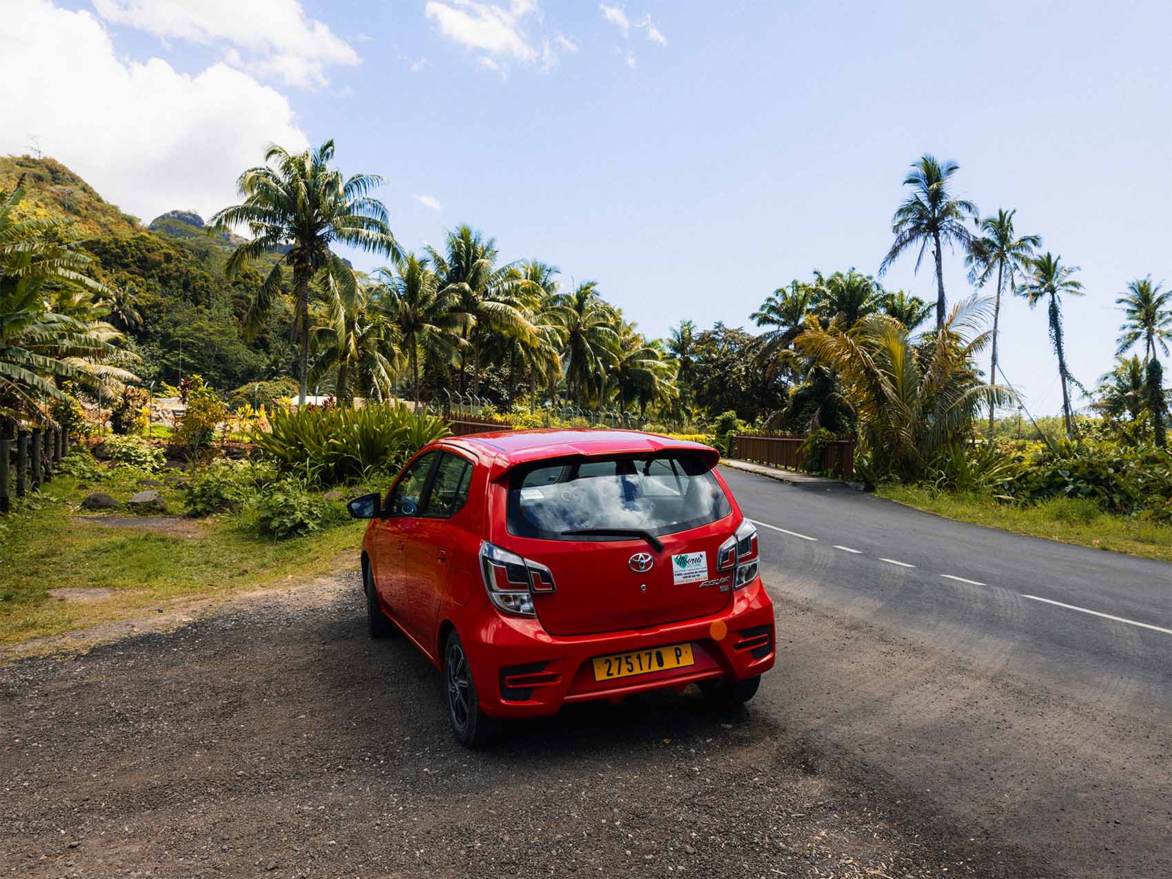 Voiture de location Auto Rent Moorea