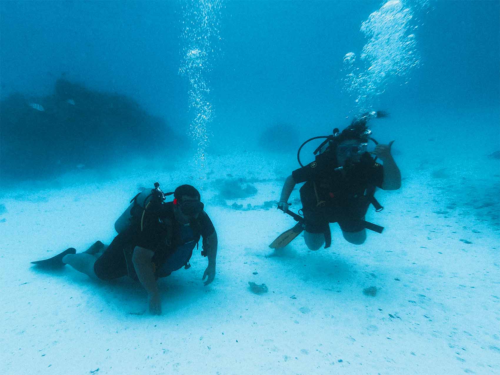 Baptême de plongée avec Bora Diving Center