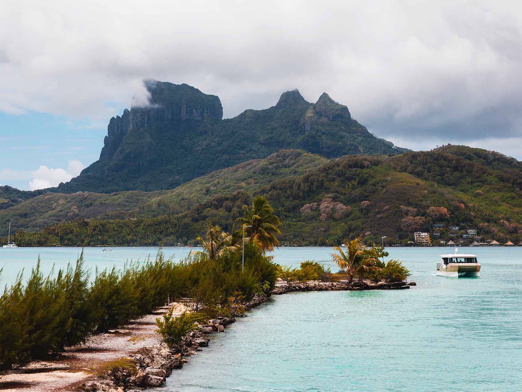 Les montagnes de Bora Bora