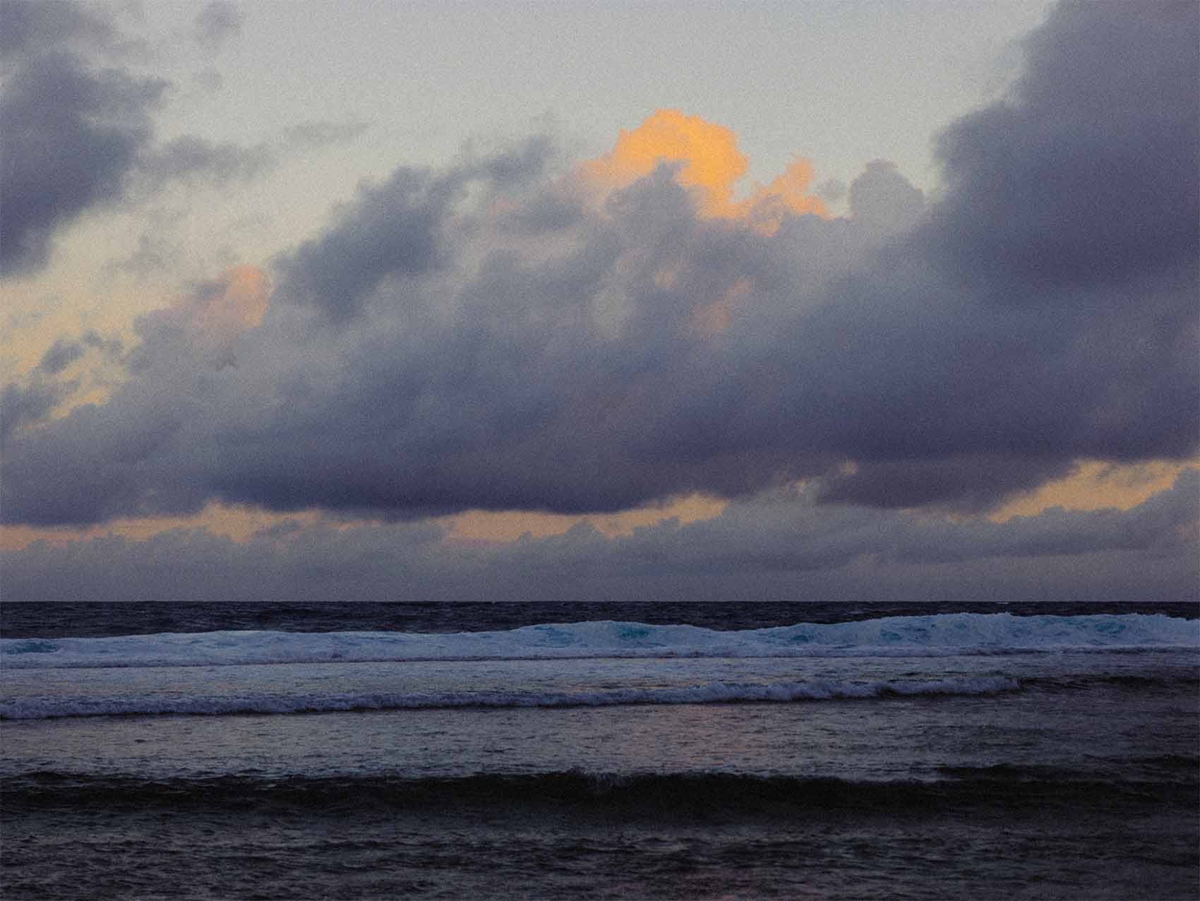 Coucher de soleil à Tifaifai et Café