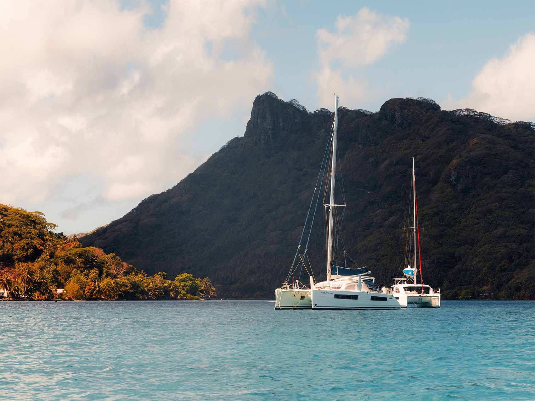 Excursion dans le lagon avec Huahine Nautique