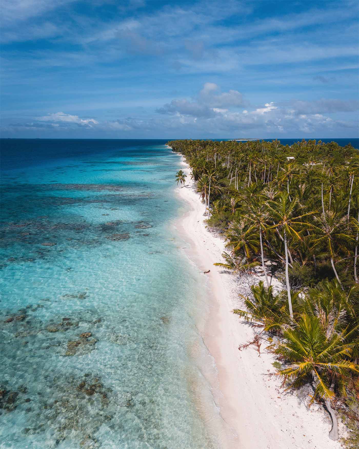 Plage PK9 à Fakarava