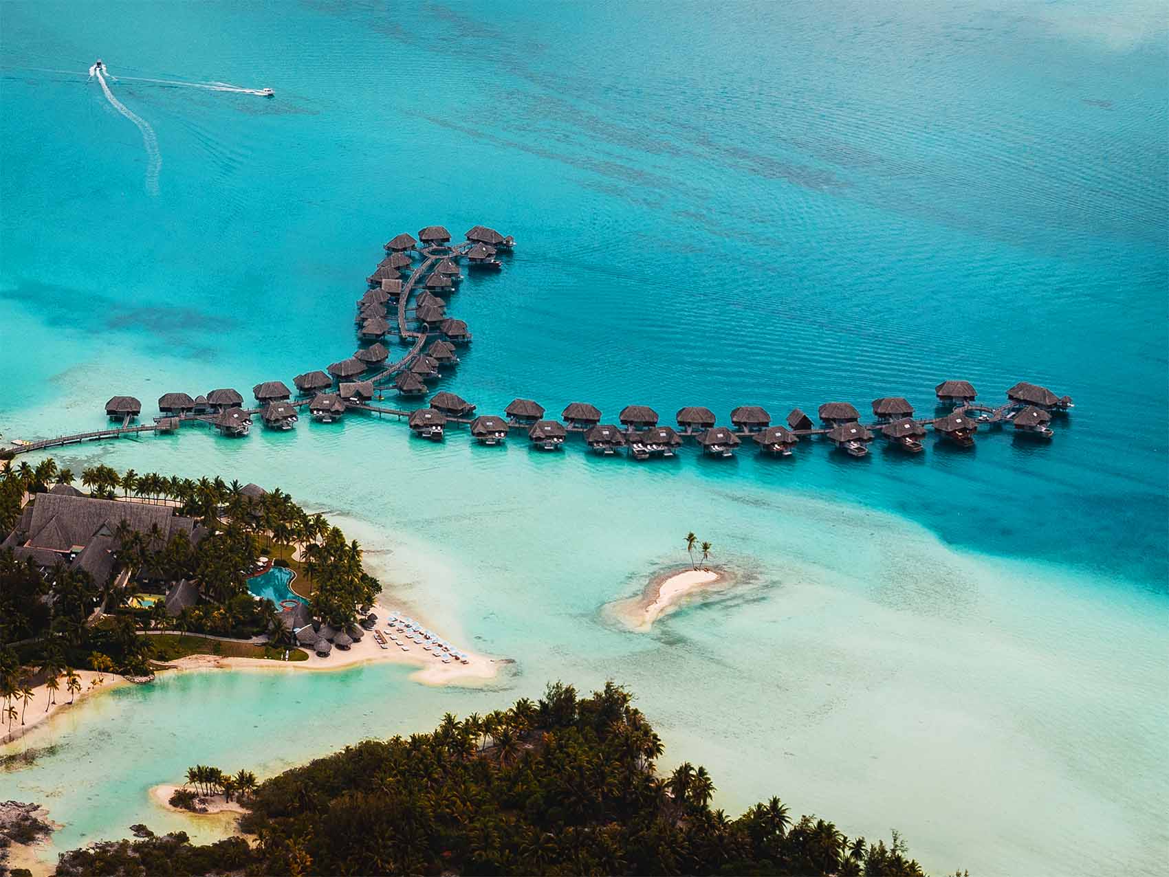 Les pilotis de Bora Bora