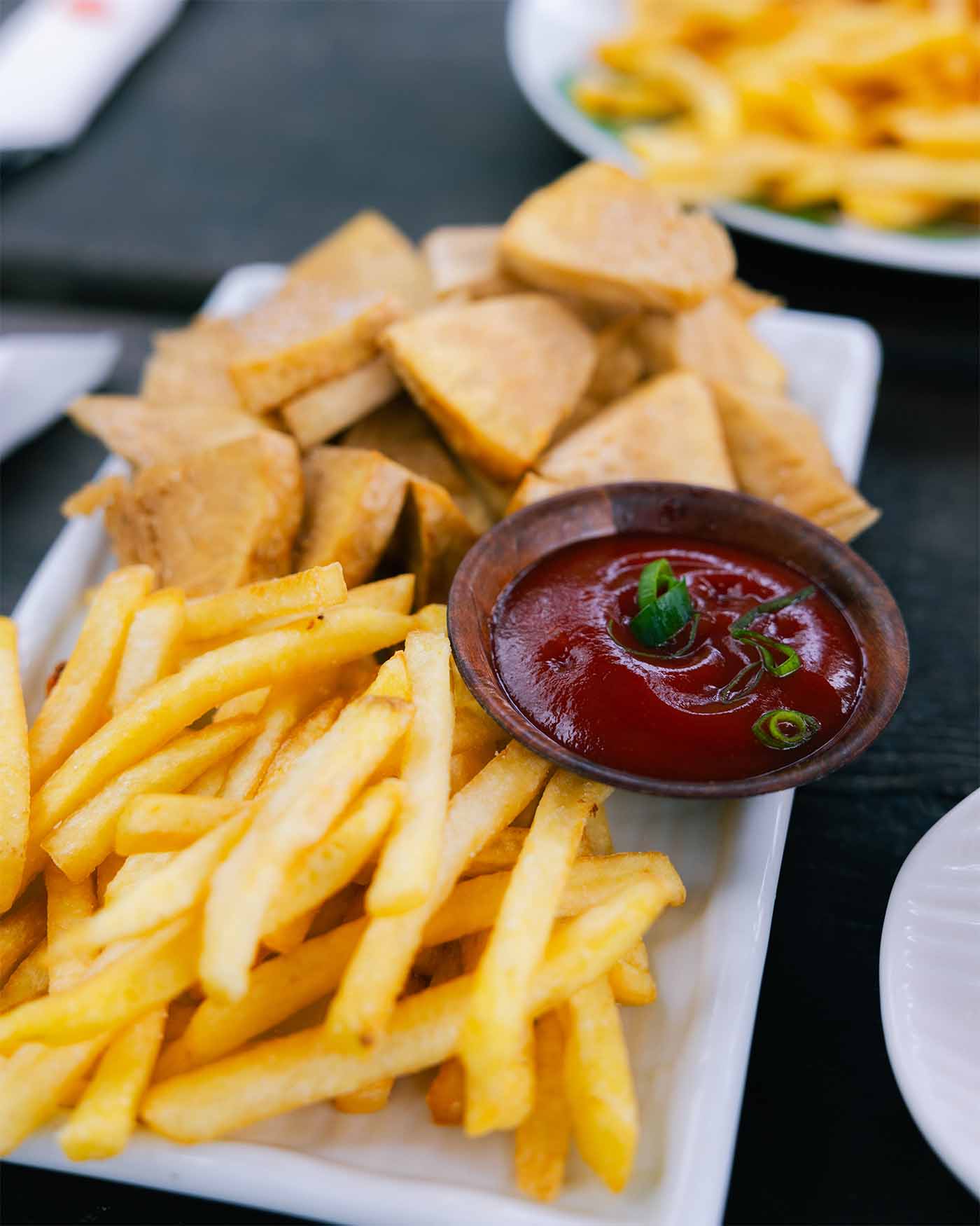 Frites au Moorea Tropical Garden